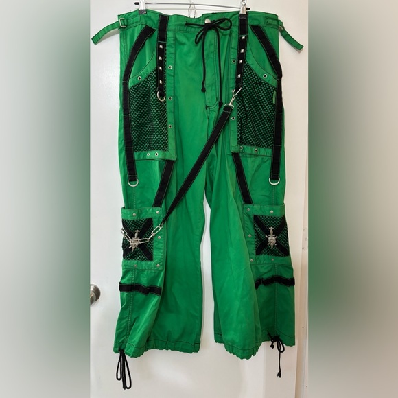 Tripp nyc Other - Daang Goodman Trip NYC Green Cotton Street Pants Size Extra Large Goth Emo Punk